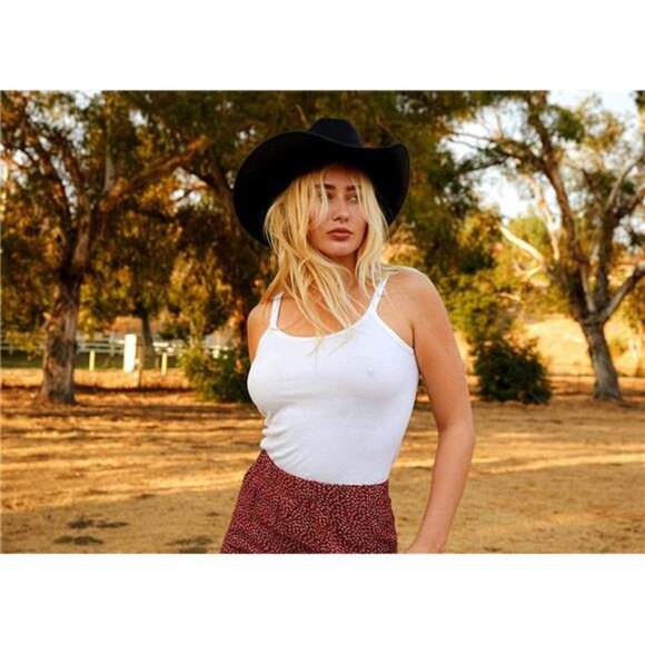 Western Cowboy Hat Classic Black - Picture 2 of 8